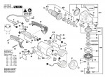 Bosch 3 601 H84 1P2 GWS 24-230 H Angle Grinder 230 V / GB Spare Parts GWS24-230H